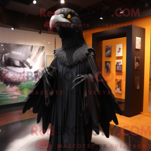 Black Eagle mascot costume...