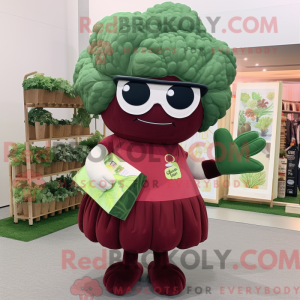 Maroon Broccoli maskot...
