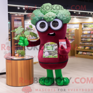 Maroon Broccoli maskot...