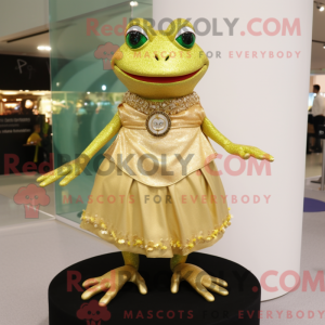 Figura de máscara de sapo...
