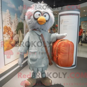 Gray Mandarin mascot...