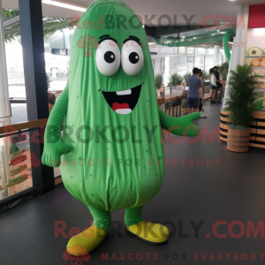 Green Cucumber mascot...