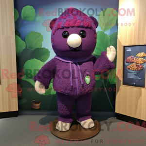 Purple Raspberry mascot...
