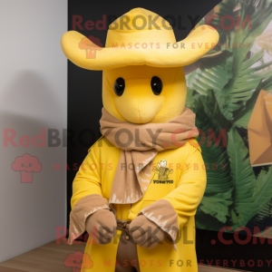 Yellow Cowboy mascot...