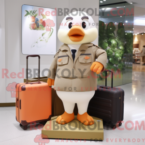 Postava maskota Peach Dove...