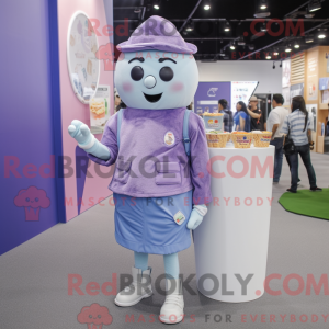 Lavendel is maskot kostume...
