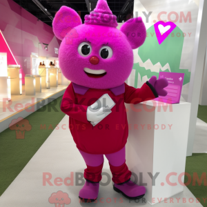 Magenta Love Letter mascot...