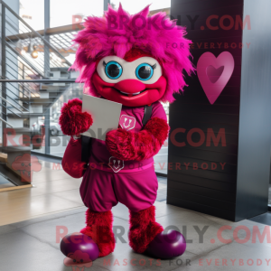 Magenta Love Letter mascot...