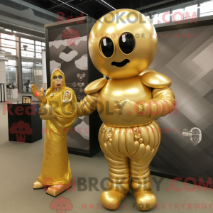 Gold Commando mascot...