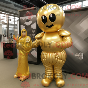 Gold Commando maskot...