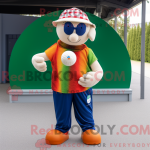 Petanque Ball maskot...