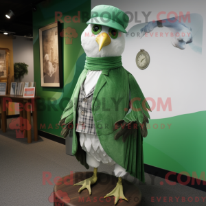 Green Seagull mascot...