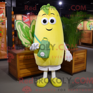Lemon Yellow Celery mascot...