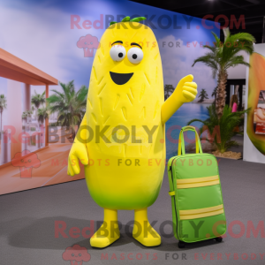 Lemon Yellow Celery mascot...