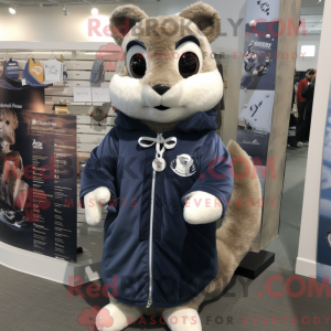 Navy Flying Squirrel mascot...