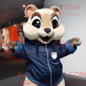 Navy Flying Squirrel mascot...