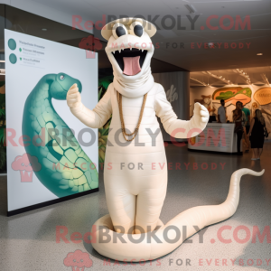 Creme Titanoboa maskot...