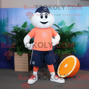 Navy Grapefruit mascot...