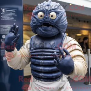 Navy Trilobite Maskottchen...