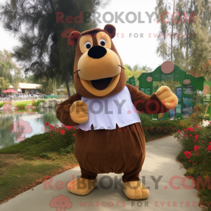 Brown Capybara mascot...