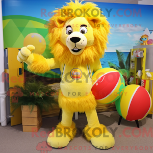 Costume de mascotte de Lion...