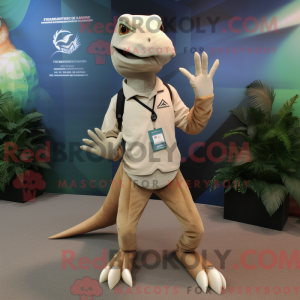 Beige Dimorphodon mascot...