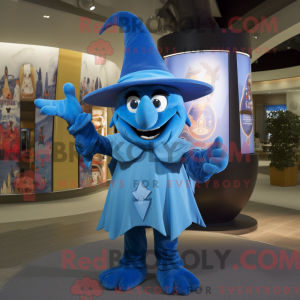 Blue Witch S Hat mascot...