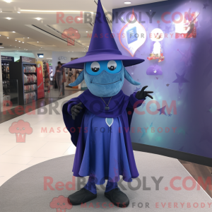 Blue Witch S Hat mascot...