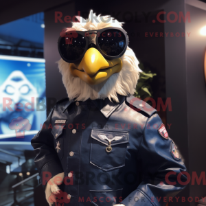 Navy Chicken mascot costume...