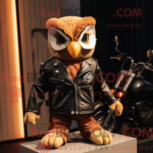Peach Owl mascot costume...