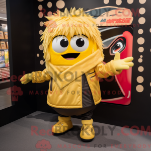 Yellow Ramen mascot costume...