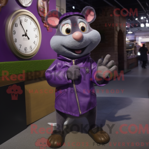 Purple Ratatouille mascot...