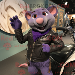 Purple Ratatouille mascot...