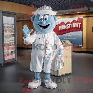 White Currywurst mascot...