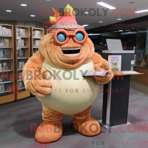 Peach Ogre mascot costume...