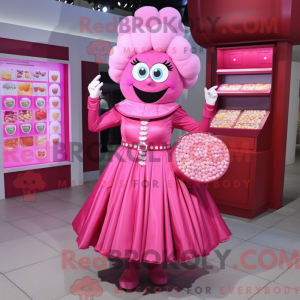 Magenta Candy Box mascot...