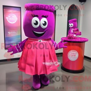 Magenta Candy Box mascot...