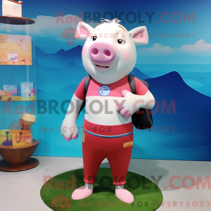 Pig mascot costume...