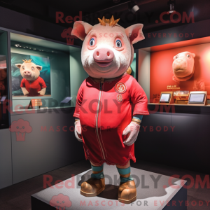 Pig mascot costume...