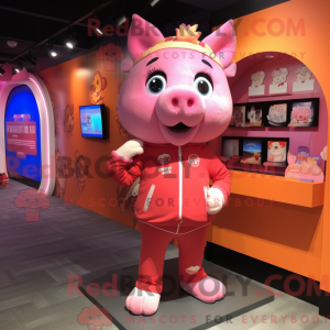 Pig mascot costume...