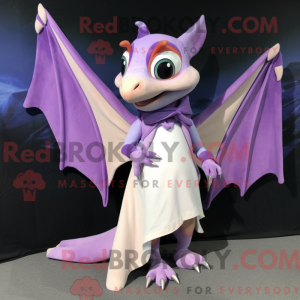 Lavendel Pterodactyl maskot...