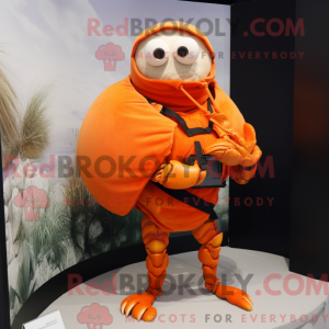 Disfraz de mascota cangrejo...