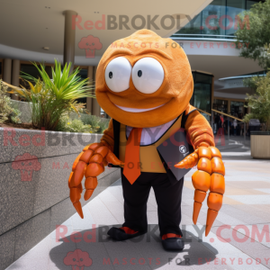 Orange Hermit Crab mascot...