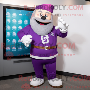 Lilla Chief maskot kostume...