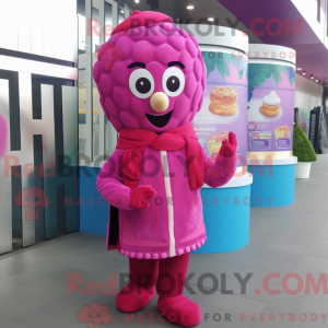 Magenta Ice Cream mascot...