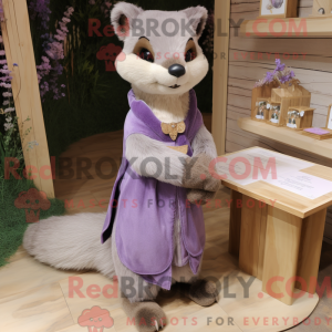 Lavendel Marten maskot...