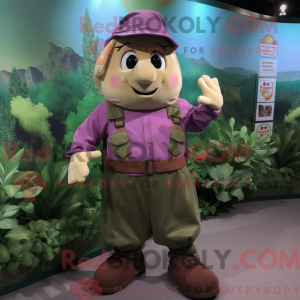 Beet mascot costume...