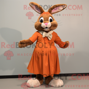 Rust Wild Rabbit mascot...