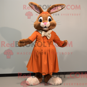 Rust Wild Rabbit maskot...