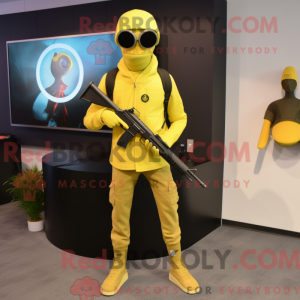 Lemon Yellow Sniper mascot...
